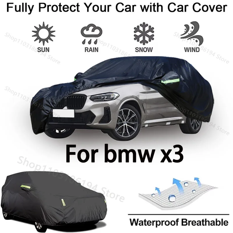 Full Car Cover For BMW X3 Outdoor Protective Gear-Snowproof, Sunshield, Waterproof and Dustproof Automobile Accessories
Full Car Cover For BMW X3 Outdoor Protective Gear-Snowproof, Sunshield, Waterproof and Dustproof Automobile Accessories