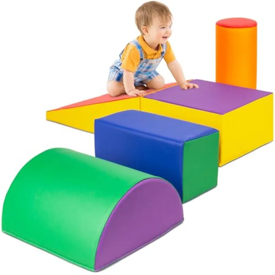 Best Choice Products 5-Piece Climb Crawl Soft Foam Block Activity Play Structures for Child Development Color Coordination Moto
Best Choice Products 5-Piece Climb Crawl Soft Foam Block Activity Play Structures for Child Development Color Coordination Moto