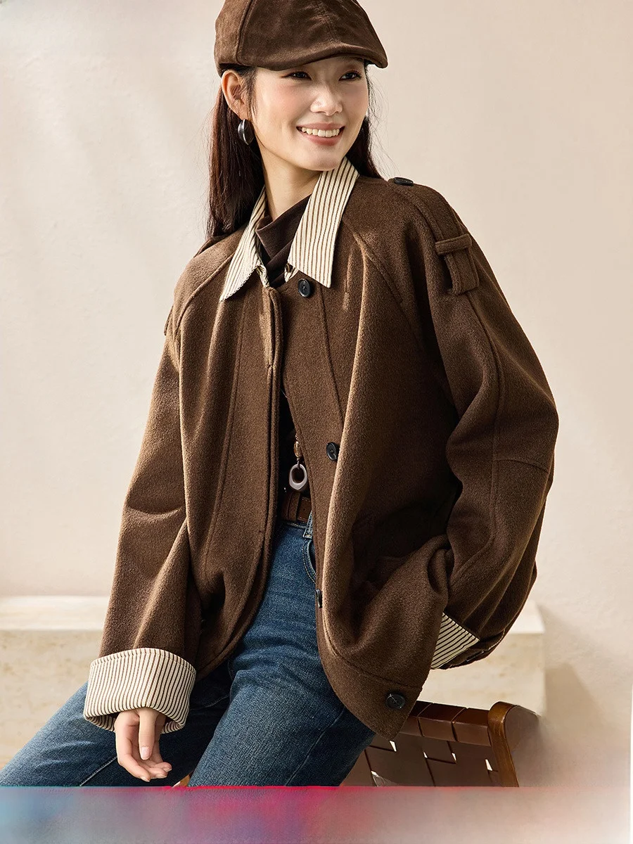 Mehemaiya ort Jaet Женское лоскутное пальто в полоску с искусственным двухсекционным пальто в Корейском стиле Long Sve Regular Length из полиэстера...
Mehemaiya ort Jaet Женское лоскутное пальто в полоску с искусственным двухсекционным пальто в Корейском стиле Long Sve Regular Length из полиэстера...