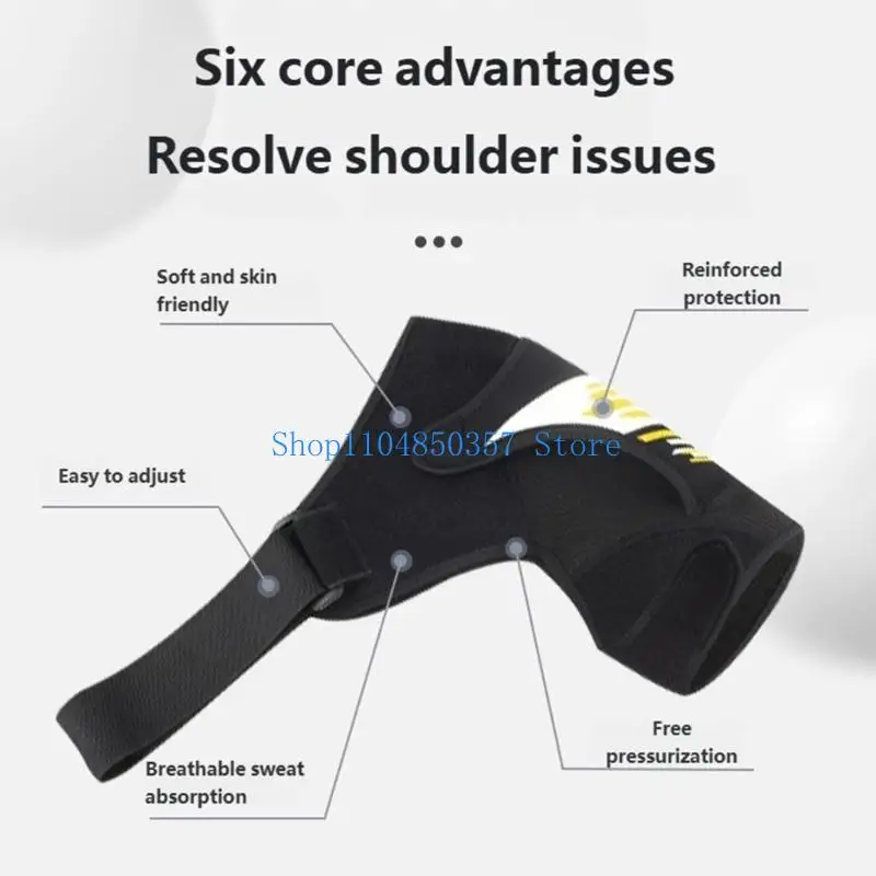 5asd Comfortable Shoulder Protector Ventilated Design for Sports Extended Wear
5asd Comfortable Shoulder Protector Ventilated Design for Sports Extended Wear