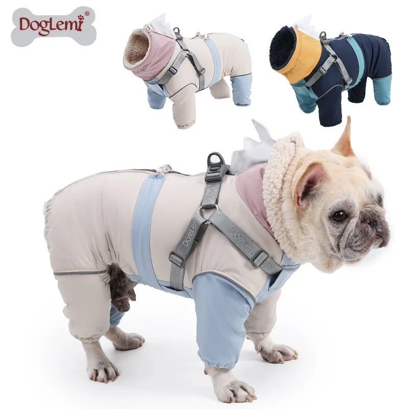 Doglemi Pet Clothing Dog Color Matching Warm Clothing Polyester Dog Winter Coat Windproof Thickened Dog Clothes
Doglemi Pet Clothing Dog Color Matching Warm Clothing Polyester Dog Winter Coat Windproof Thickened Dog Clothes