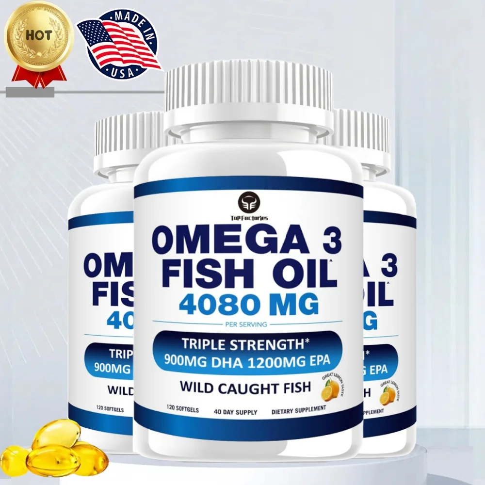 Global Village Fish Oil 4080 mg Softgels, Fish Oil Supplements Omega 3 Fish Oil for Healthy Heart Support, Omega 3 Supplement
Global Village Fish Oil 4080 mg Softgels, Fish Oil Supplements Omega 3 Fish Oil for Healthy Heart Support, Omega 3 Supplement