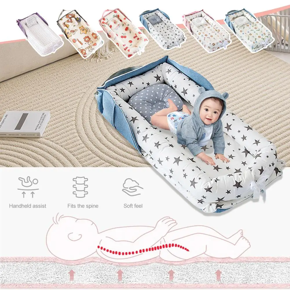New Baby Lounger Foldable One-shoulder Mommy Bag Crib for newborn Portable Bag Design Baby Bed Q1a8
New Baby Lounger Foldable One-shoulder Mommy Bag Crib for newborn Portable Bag Design Baby Bed Q1a8
