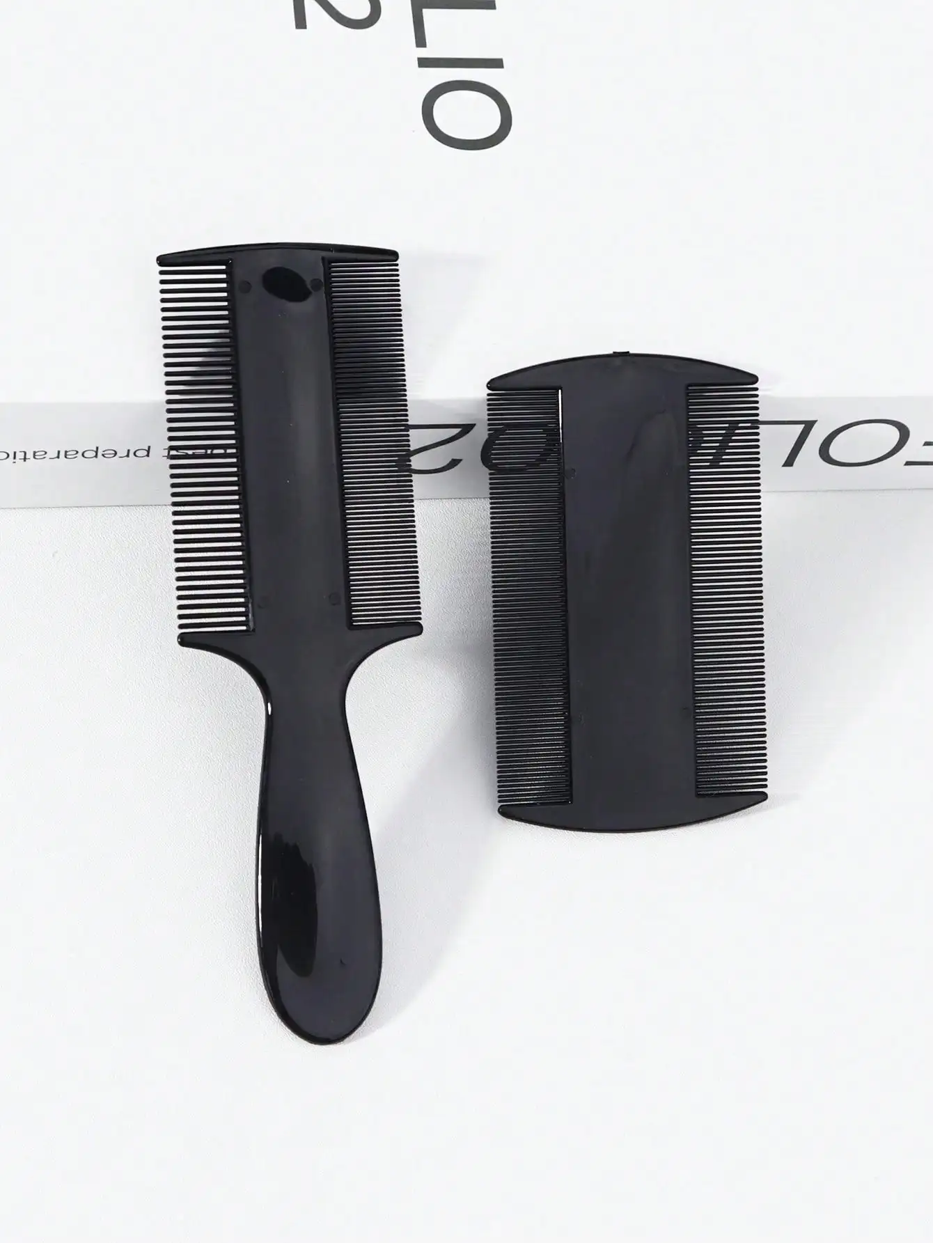 2pcs Comb Set With And Without Handles, Double-Sided Fine-Toothed, ABS Plastic Handles, Plastic Teeth, Use For Lice And Dandruff Removal, Suitable For All Hair Types,Back To School,Travel Holiday Essentials,Hair Accessories For Women,Brush,Hair Brushes,Ed
2pcs Comb Set With And Without Handles, Double-Sided Fine-Toothed, ABS Plastic Handles, Plastic Teeth, Use For Lice And Dandruff Removal, Suitable For All Hair Types,Back To School,Travel Holiday Essentials,Hair Accessories For Women,Brush,Hair Brushes,Ed