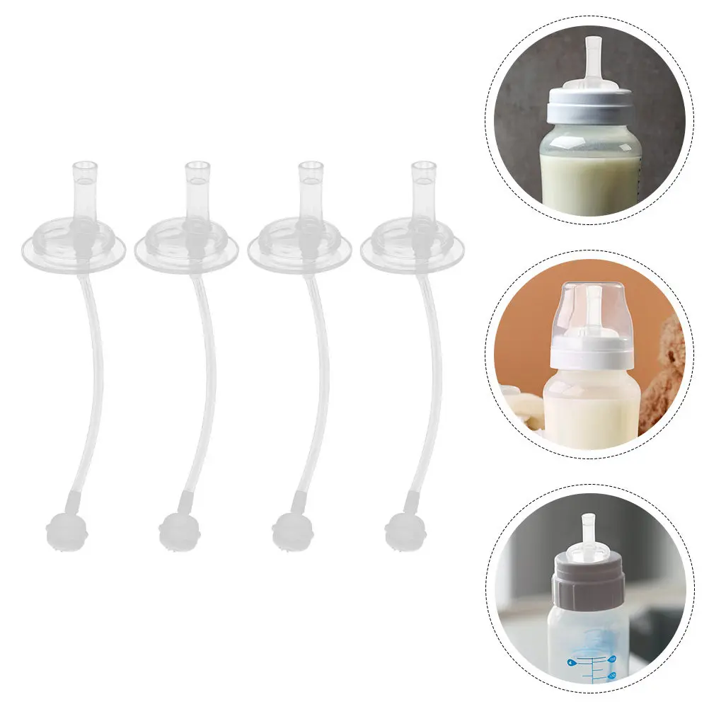 4Pcs Baby Weighted Straw Nipples Silicone Spill-Proof Soft Lightweight Straw Tops Feeding Weighted Straws Nipples
4Pcs Baby Weighted Straw Nipples Silicone Spill-Proof Soft Lightweight Straw Tops Feeding Weighted Straws Nipples