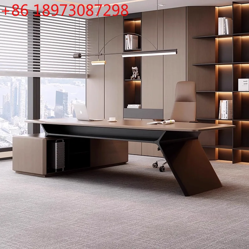 Premium office desk Solid wood boss table Simple and modern
Premium office desk Solid wood boss table Simple and modern