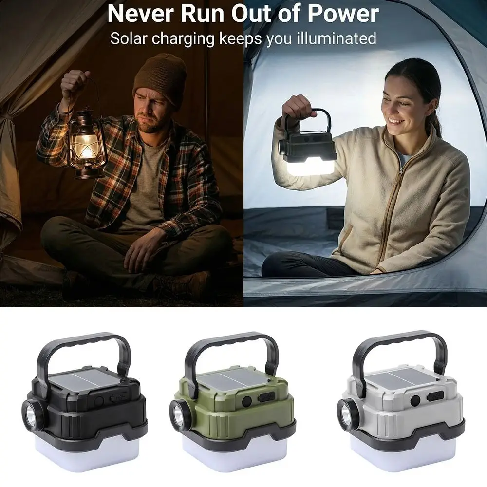 Multi-Function Solar Camping Lamp Adjustable LED Waterproof Emergency Light Lithium Battery Square Design Outdoor Tent Lamp
Multi-Function Solar Camping Lamp Adjustable LED Waterproof Emergency Light Lithium Battery Square Design Outdoor Tent Lamp