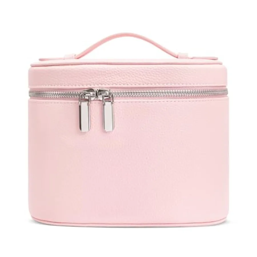 Cosmetic Case, Leather Makeup Bag, Portable Handheld Makeup Case, Detachable Compartments
Cosmetic Case, Leather Makeup Bag, Portable Handheld Makeup Case, Detachable Compartments