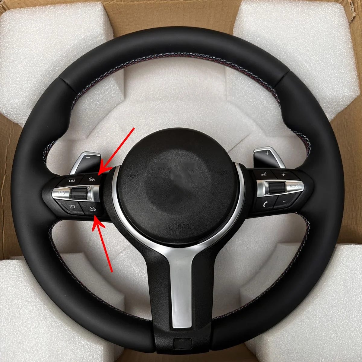 Wholesale F10 F11 F20 F21 F22 F30 F31 F32 F36 F80 M3 M4 M Sport Carbon Heated Distro Leather Sport PU Steering Wheel for BMW
Wholesale F10 F11 F20 F21 F22 F30 F31 F32 F36 F80 M3 M4 M Sport Carbon Heated Distro Leather Sport PU Steering Wheel for BMW