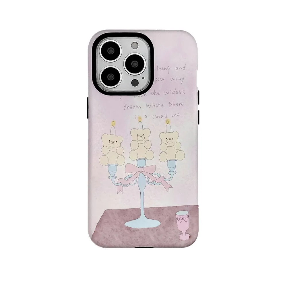Pink Purple Teddy Bear Candle Holder Cute Case for IPHONE 16ProMax 15 14 13 12 11 XR Acrylic TPU Two in One Magnetic Phone Cases
Pink Purple Teddy Bear Candle Holder Cute Case for IPHONE 16ProMax 15 14 13 12 11 XR Acrylic TPU Two in One Magnetic Phone Cases