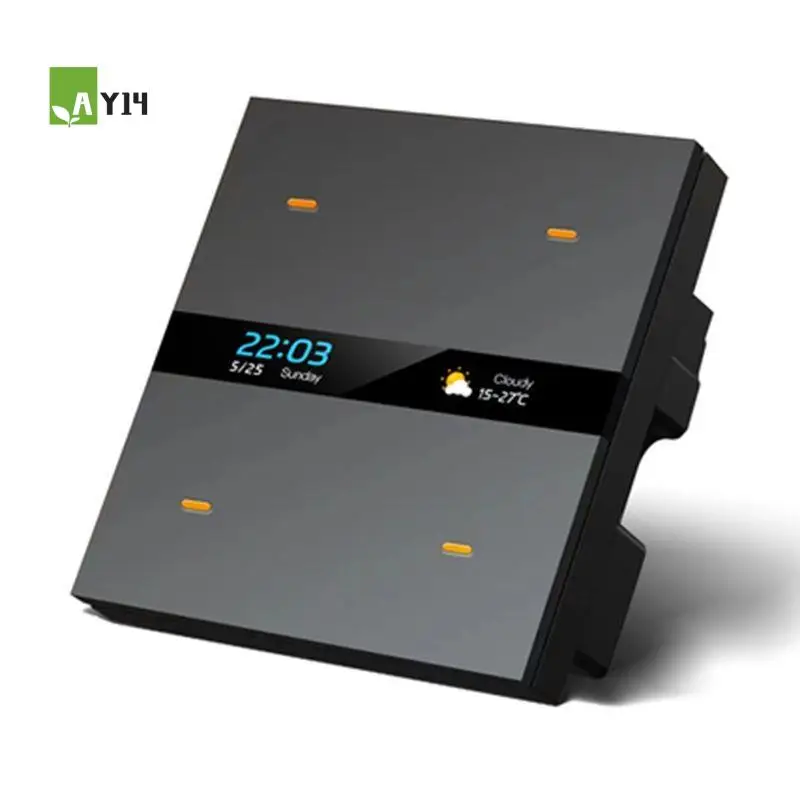 AY14 -Tuya Zigbee Smart Scene Switch Lighting Smart Control Scene Control Switch Panel Smart Socket Smart Switch 485 86 Box
AY14 -Tuya Zigbee Smart Scene Switch Lighting Smart Control Scene Control Switch Panel Smart Socket Smart Switch 485 86 Box