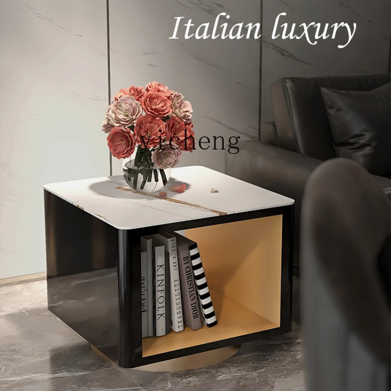 GZ sofa side few light luxury bedside tables modern simple marble small square table living room side cabinet
GZ sofa side few light luxury bedside tables modern simple marble small square table living room side cabinet
