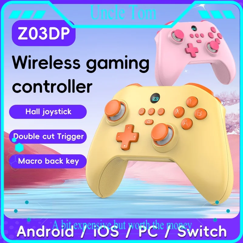 Z03dp Wireless Game Controller Switch Hall Joystick Linear Trigger Key Vibration Bluetooth Connection Compatible Android Ios Pc
Z03dp Wireless Game Controller Switch Hall Joystick Linear Trigger Key Vibration Bluetooth Connection Compatible Android Ios Pc