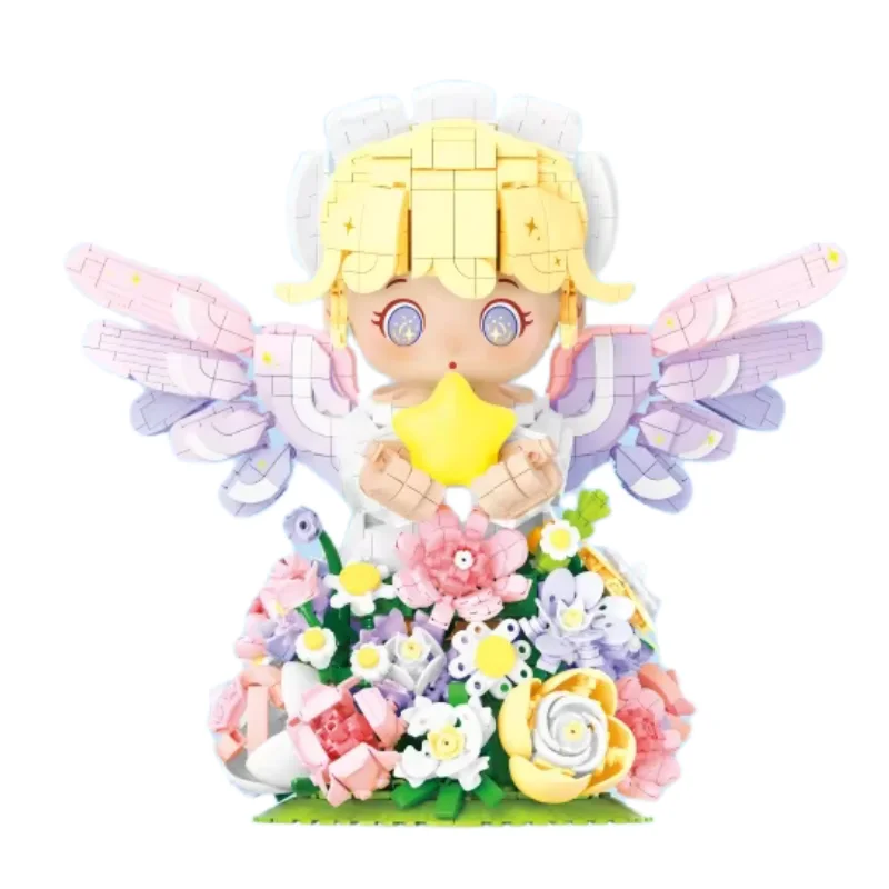 Kawaii Мультфильм Цветок Ангел строительные блоки, мечтательный Звездный светильник головоломки сборки игрушки, украшения девочки праздник подарки коллекции
Kawaii Мультфильм Цветок Ангел строительные блоки, мечтательный Звездный светильник головоломки сборки игрушки, украшения девочки праздник подарки коллекции