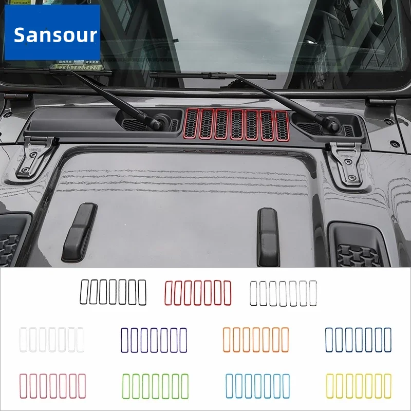 Car Front Hood Engine Air Inlet Vent Decoration Cover for Jeep Wrangler JL 4xe Gladiator JT 2018 2019 2020 2021 2022 Accessories
Car Front Hood Engine Air Inlet Vent Decoration Cover for Jeep Wrangler JL 4xe Gladiator JT 2018 2019 2020 2021 2022 Accessories