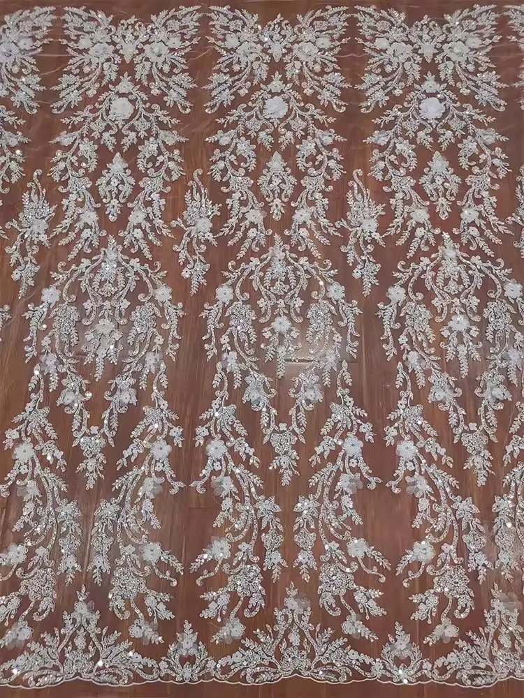 1 ярд африканского кружевного полотна с пайетками и бисером, высококачественная ткань для свадебного платья жениха в нигерийском стиле, вышивка, французский тюль для шитья
1 ярд африканского кружевного полотна с пайетками и бисером, высококачественная ткань для свадебного платья жениха в нигерийском стиле, вышивка, французский тюль для шитья