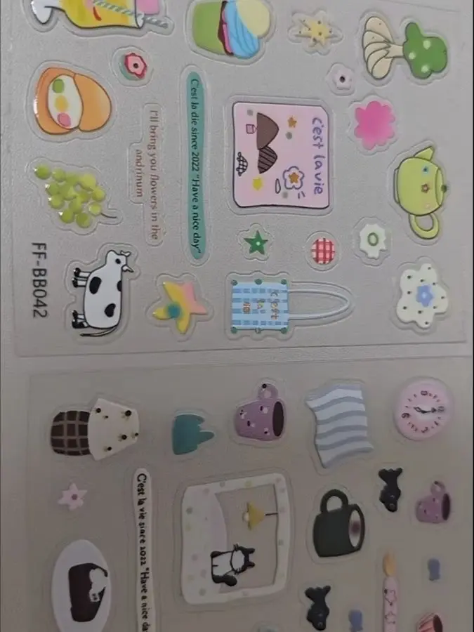 Cute INS 3D Jelly Stickers Aesthetic Decorative Stickers for Laptop Phone DIY Scrapbook 9*7CM
Cute INS 3D Jelly Stickers Aesthetic Decorative Stickers for Laptop Phone DIY Scrapbook 9*7CM