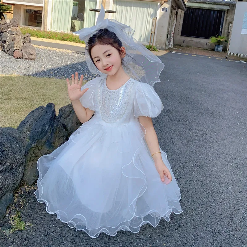 Girl Princess Dress Summer Dress 2024 New Children's White Dress Dress Dress Little Girl Dress Lolita Skirt Sweet Girl Necessary
Girl Princess Dress Summer Dress 2024 New Children's White Dress Dress Dress Little Girl Dress Lolita Skirt Sweet Girl Necessary