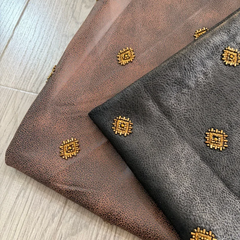 Heavy-duty pearl tube embroidered suede fabric, autumn and winter vests, jackets, bags, clothing embroidered fabric
Heavy-duty pearl tube embroidered suede fabric, autumn and winter vests, jackets, bags, clothing embroidered fabric