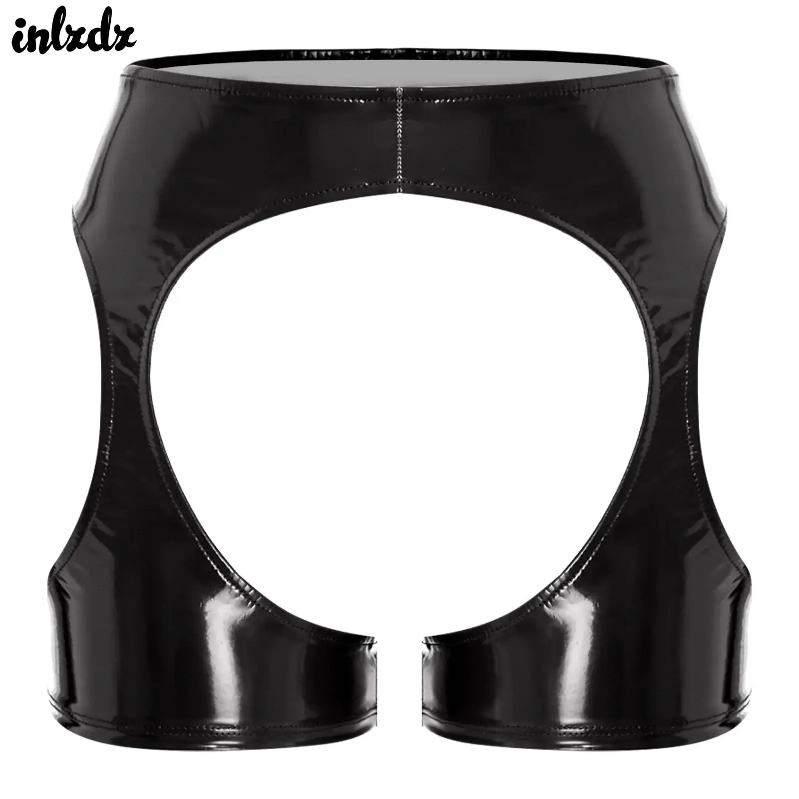 Womens Sexy Open Crotch Thigh Panty Lingerie Patent Leather Crotchless Latex Underwear Erotic Hollow Out Bodycon Boxer Shorts
Womens Sexy Open Crotch Thigh Panty Lingerie Patent Leather Crotchless Latex Underwear Erotic Hollow Out Bodycon Boxer Shorts