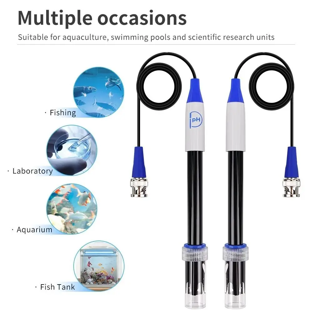 Plastic Housing pH Combination Electrode Standard BNC Connector Glass Body High Precision pH Sensor Probe Impact-Resistant Body
Plastic Housing pH Combination Electrode Standard BNC Connector Glass Body High Precision pH Sensor Probe Impact-Resistant Body