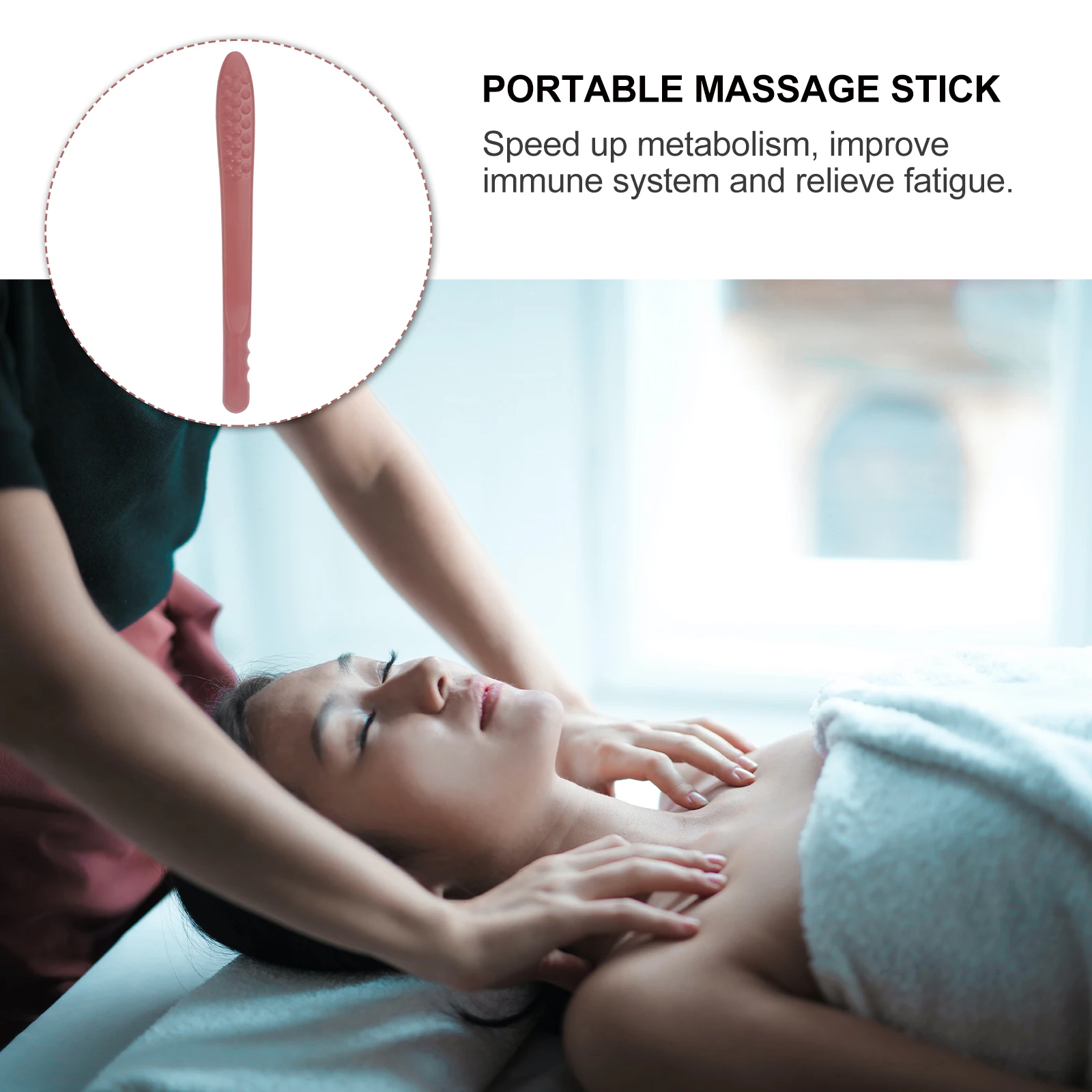 Прочный портативный палочка для расслабления мышц поверхности, инструмент для кровообращения, способствующий облегчение усталости, использование нескольких тела 
Прочный портативный палочка для расслабления мышц поверхности, инструмент для кровообращения, способствующий облегчение усталости, использование нескольких тела