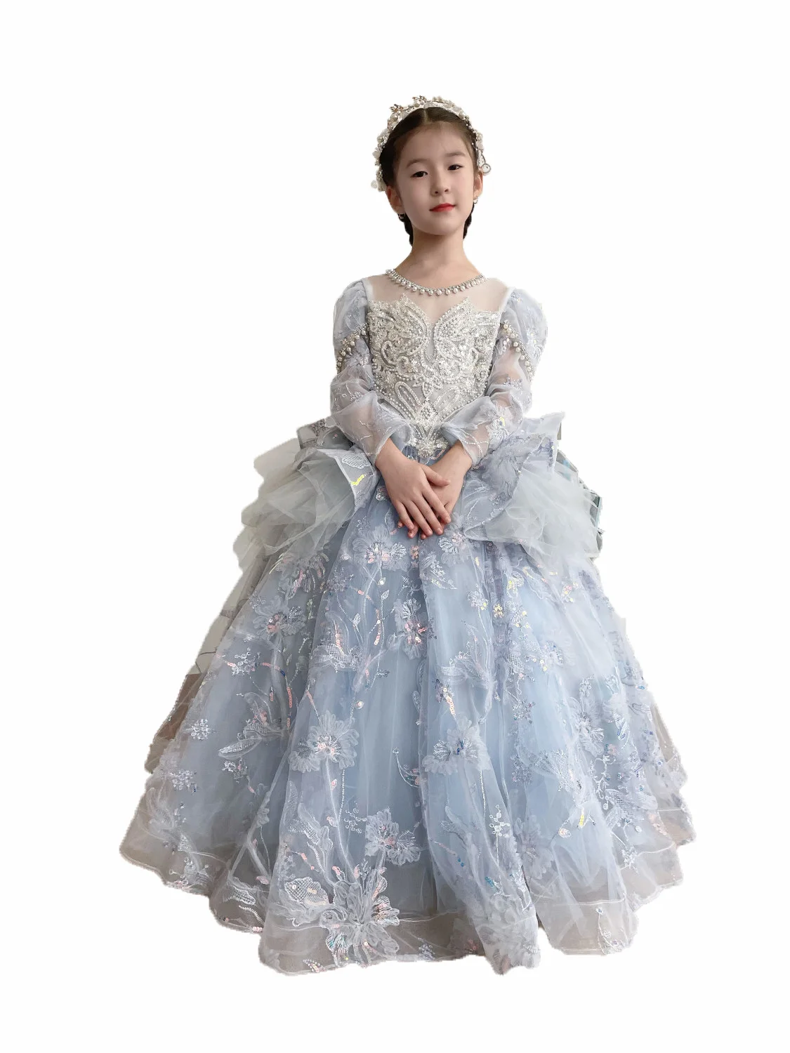Children's evening dress, niche high-end girls' birthday princess dress, big children's host piano performance costume
Children's evening dress, niche high-end girls' birthday princess dress, big children's host piano performance costume