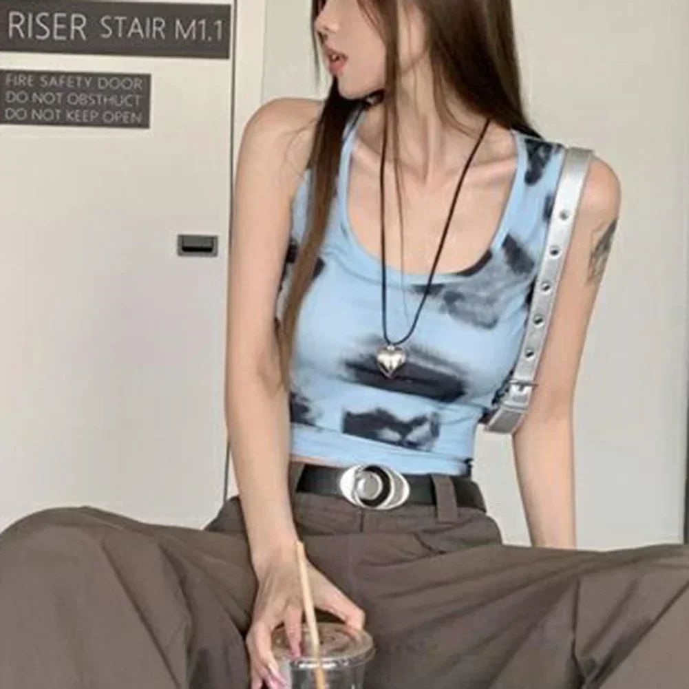 2025 New Style Summer Tie Dye Vest O Neck Sleeveless Polyester Fabric Regular Clothing Length Tie-Dye Pattern Design
2025 New Style Summer Tie Dye Vest O Neck Sleeveless Polyester Fabric Regular Clothing Length Tie-Dye Pattern Design