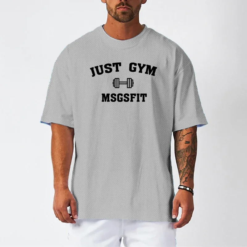 Mens Running T-shirts Oversized Loose Half Sleeve Tee Shirt Dropped Shoulder Mesh Fitness Shirt Gym Bodybuilding Workout Tops
Mens Running T-shirts Oversized Loose Half Sleeve Tee Shirt Dropped Shoulder Mesh Fitness Shirt Gym Bodybuilding Workout Tops