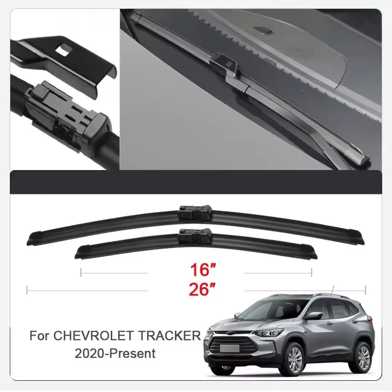 2PCS Car Wiper Blades for CHEVROLET TRACKER,TRAILBLAZER Front Windscreen Windshield Double Rubber Car Accessories
2PCS Car Wiper Blades for CHEVROLET TRACKER,TRAILBLAZER Front Windscreen Windshield Double Rubber Car Accessories 