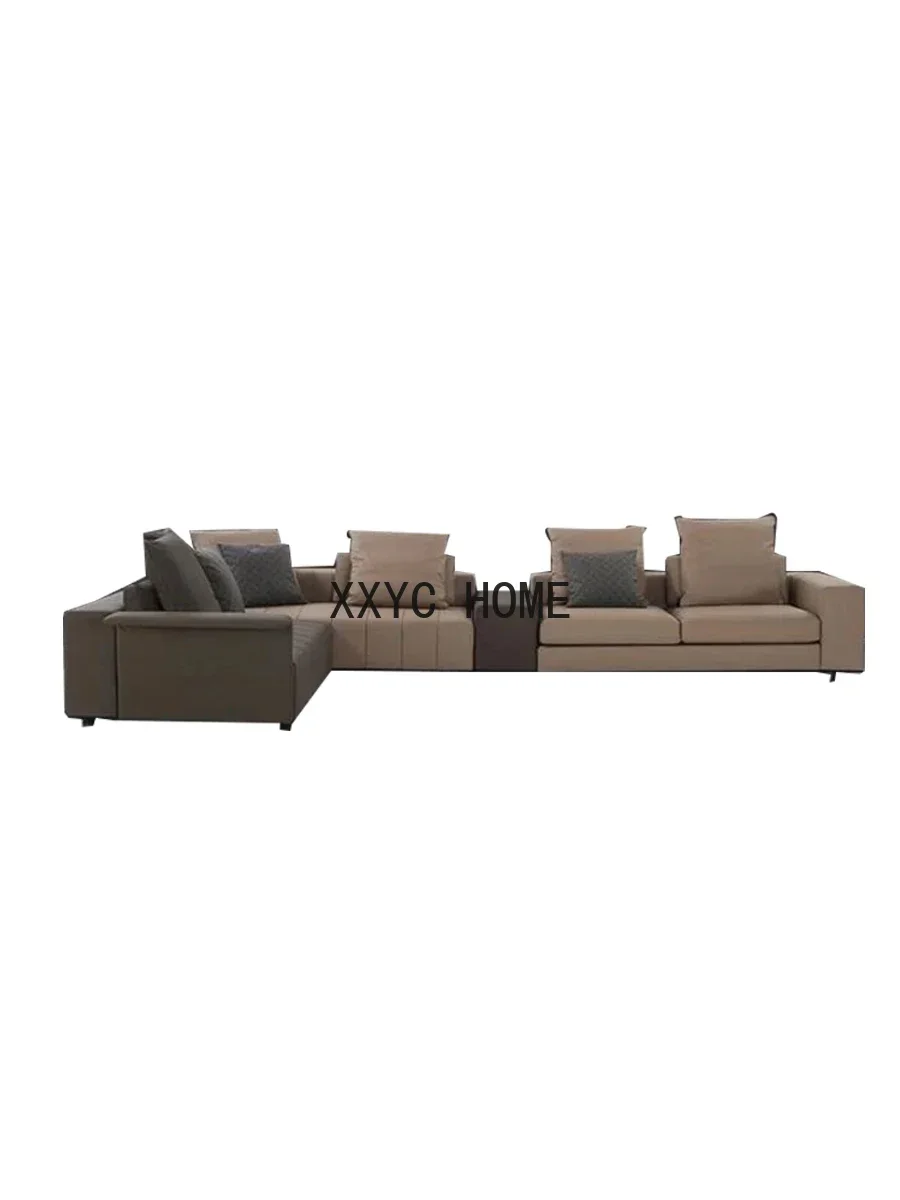 Italian modular sofa, living room, household small villa, piano key L-shaped combination
Italian modular sofa, living room, household small villa, piano key L-shaped combination