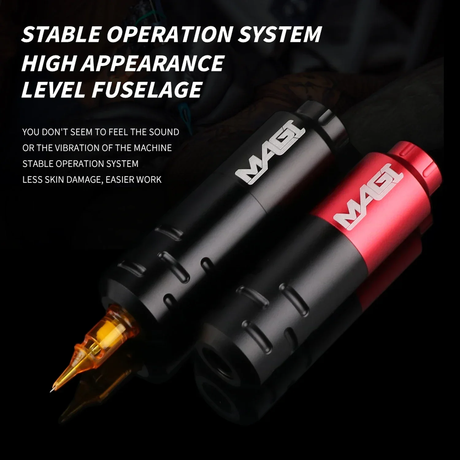 MAGI Rotary Tattoo Pen RCA Jack Tattoo Machine High Speed Motor Permanent Makeup Liner Cartridge Gun Accessories 4.0 mm
MAGI Rotary Tattoo Pen RCA Jack Tattoo Machine High Speed Motor Permanent Makeup Liner Cartridge Gun Accessories 4.0 mm