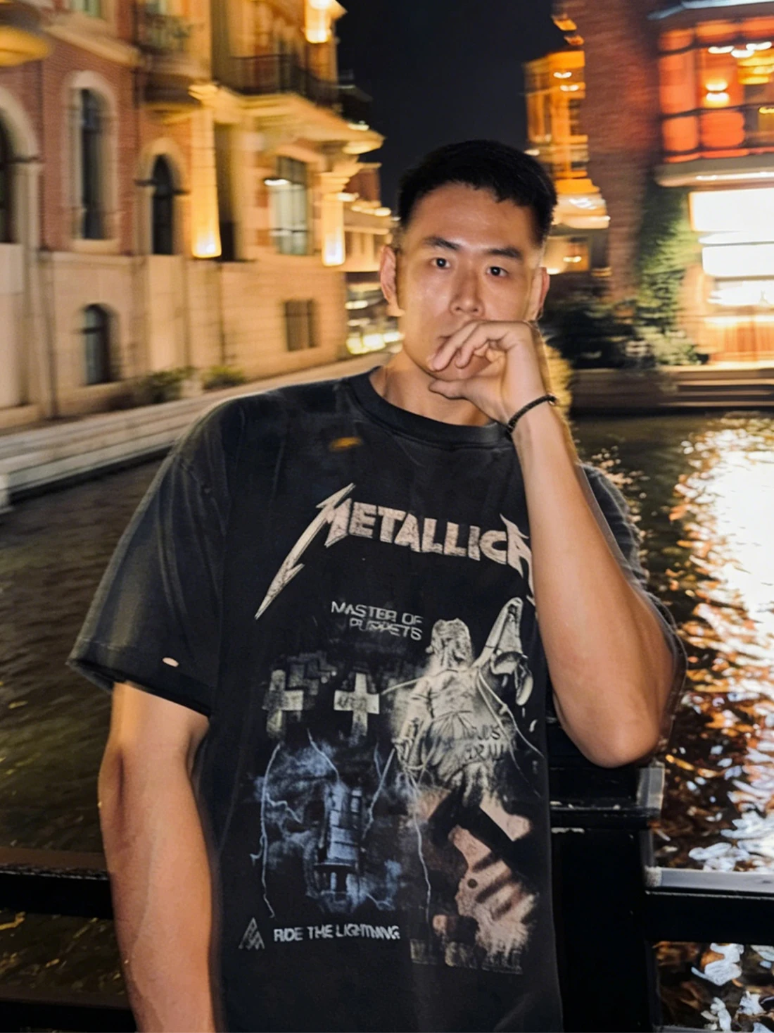Rocker Band American Style Summer Washed Vintage Loose Casual Short Sleeve T-Shirt Men's Cotton round Neck Printed Tee
Rocker Band American Style Summer Washed Vintage Loose Casual Short Sleeve T-Shirt Men's Cotton round Neck Printed Tee