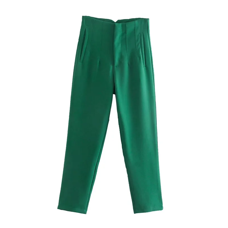 35-Color Women's Casual Pants Spring Summer High-waisted Straight Trousers Candy Colors Lady Pocket Streetwear Harem Pants
35-Color Women's Casual Pants Spring Summer High-waisted Straight Trousers Candy Colors Lady Pocket Streetwear Harem Pants