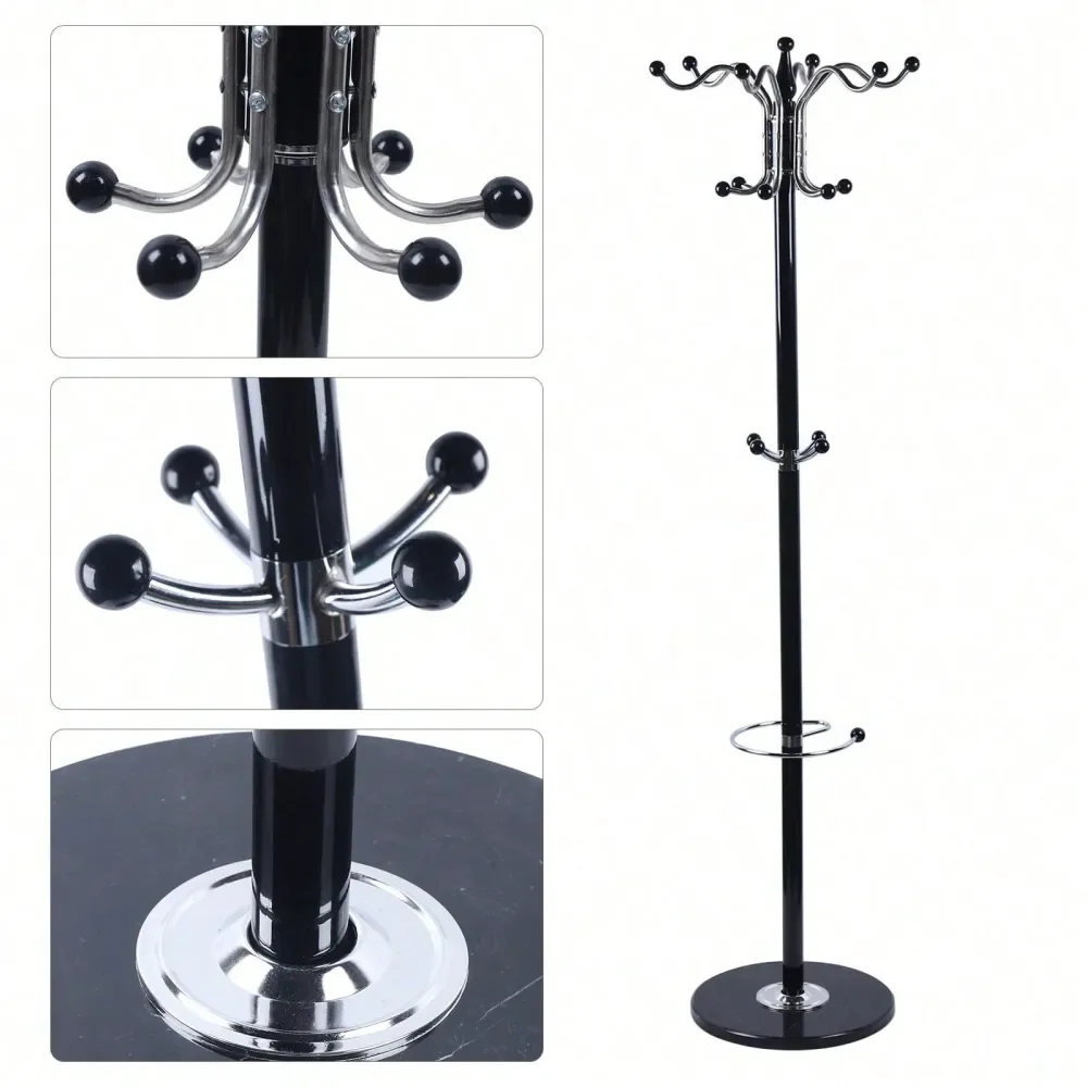 Coat Rack 16 Hooks 4 Levels Hat Jacket Stand Tree Holder Hanger Rack Marble Base Halloween Decorations Halloween Costumes Autum
Coat Rack 16 Hooks 4 Levels Hat Jacket Stand Tree Holder Hanger Rack Marble Base Halloween Decorations Halloween Costumes Autum