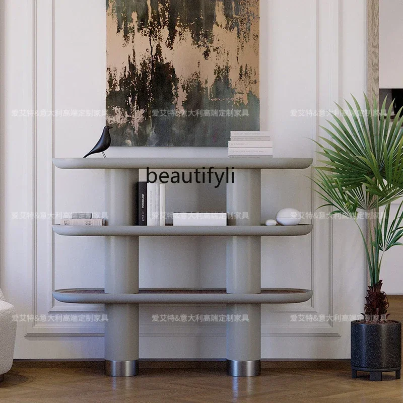 xz1Designer Entrance Table Italian Minimalist Bookshelf Creative Entrance Table Entrance Door View Table
xz1Designer Entrance Table Italian Minimalist Bookshelf Creative Entrance Table Entrance Door View Table