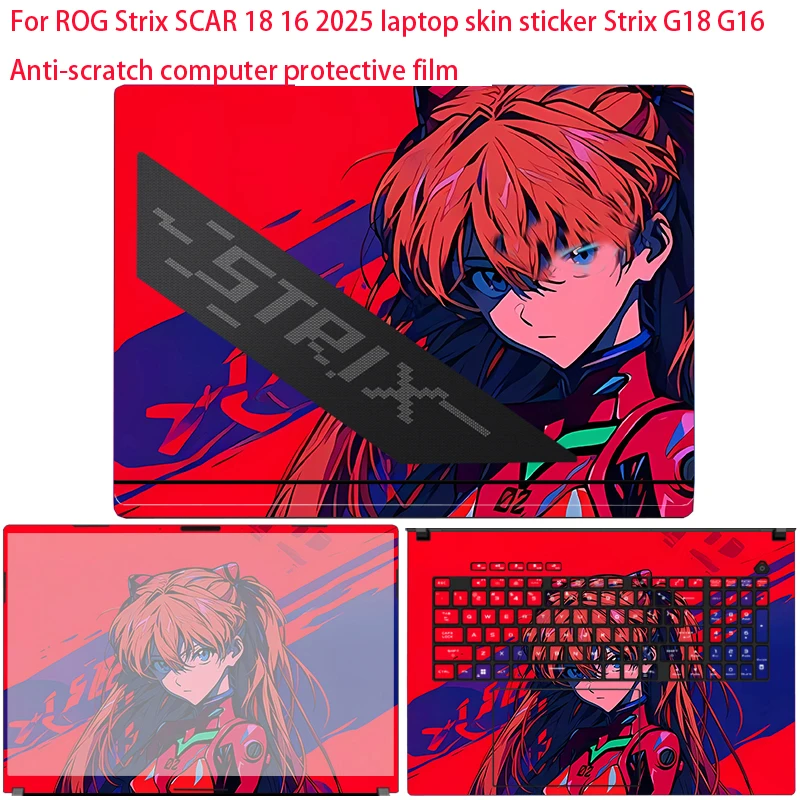 For Asus ROG Strix SCAR 16 G635 2025 laptop skin sticker Strix G16 G615/G614FR computer body protective film accessories Vinyl
For Asus ROG Strix SCAR 16 G635 2025 laptop skin sticker Strix G16 G615/G614FR computer body protective film accessories Vinyl