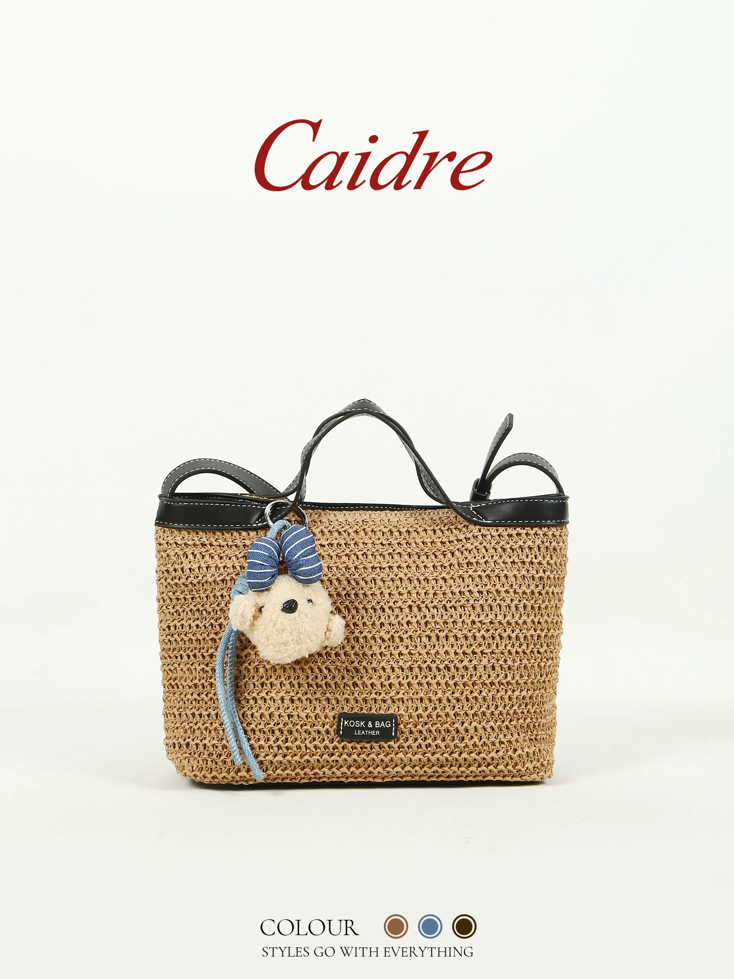CAIDRE Summer Grass Woven Tote Bag Women's Commute Vintage Handbag Large Capacity Lazy Single Shoulder Crossbody Bag
CAIDRE Summer Grass Woven Tote Bag Women's Commute Vintage Handbag Large Capacity Lazy Single Shoulder Crossbody Bag