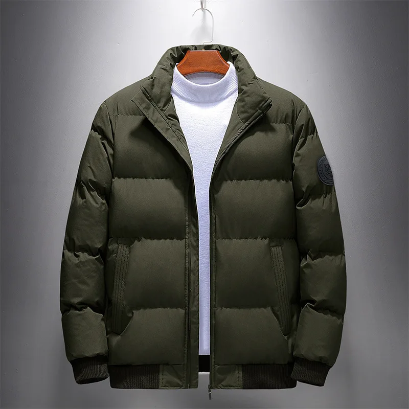 Winter Long-sleeved Solid-color Pocket Cotton-padded Jacket Trend Jacket Thickened Winter Cotton-padded Clothing Bread Clothing
Winter Long-sleeved Solid-color Pocket Cotton-padded Jacket Trend Jacket Thickened Winter Cotton-padded Clothing Bread Clothing