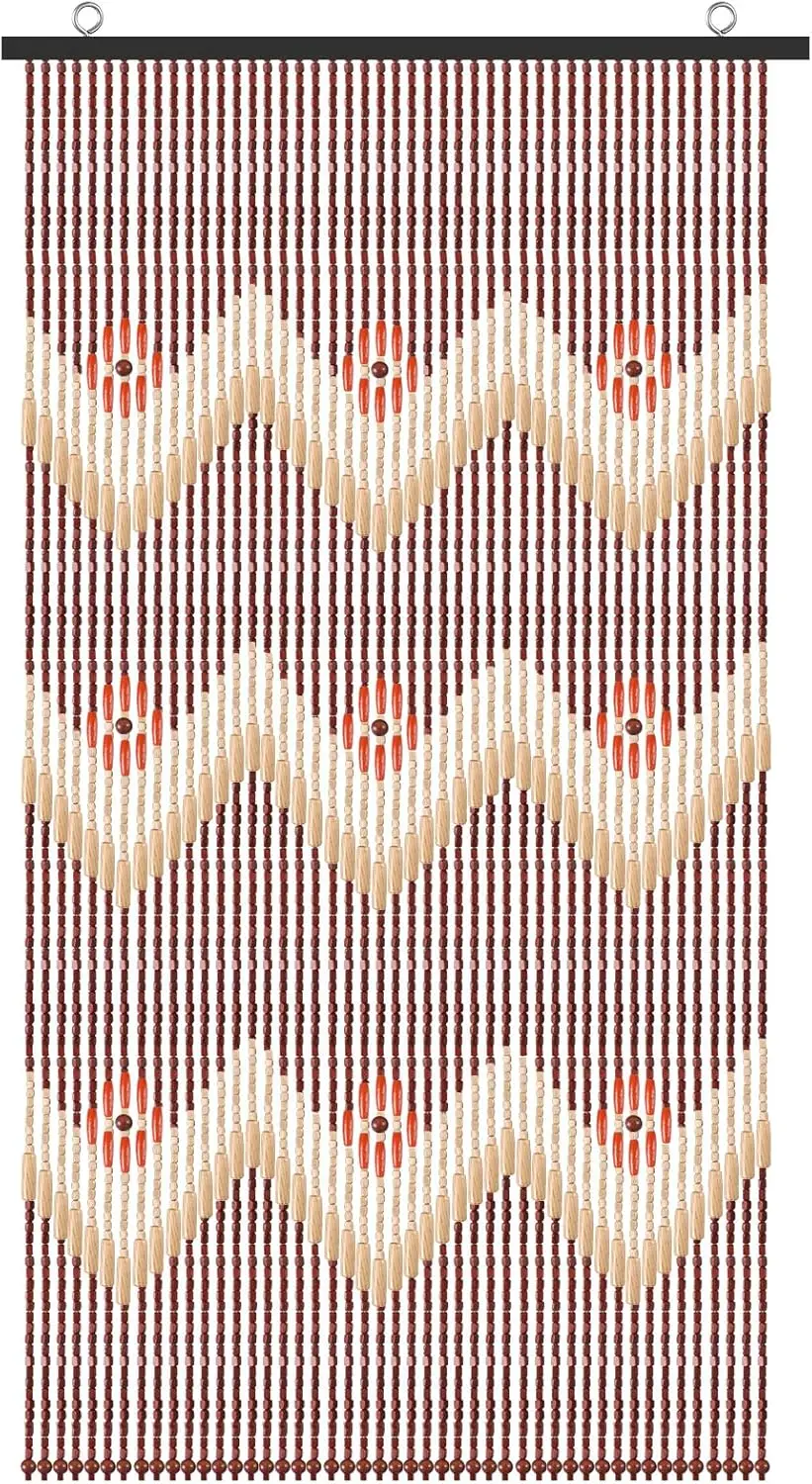Natural Wood Bamboo Beaded Curtain Wooden Hanging Room Divider Decorative Handmade Door Bead String Curtains Wall Panel
Natural Wood Bamboo Beaded Curtain Wooden Hanging Room Divider Decorative Handmade Door Bead String Curtains Wall Panel
