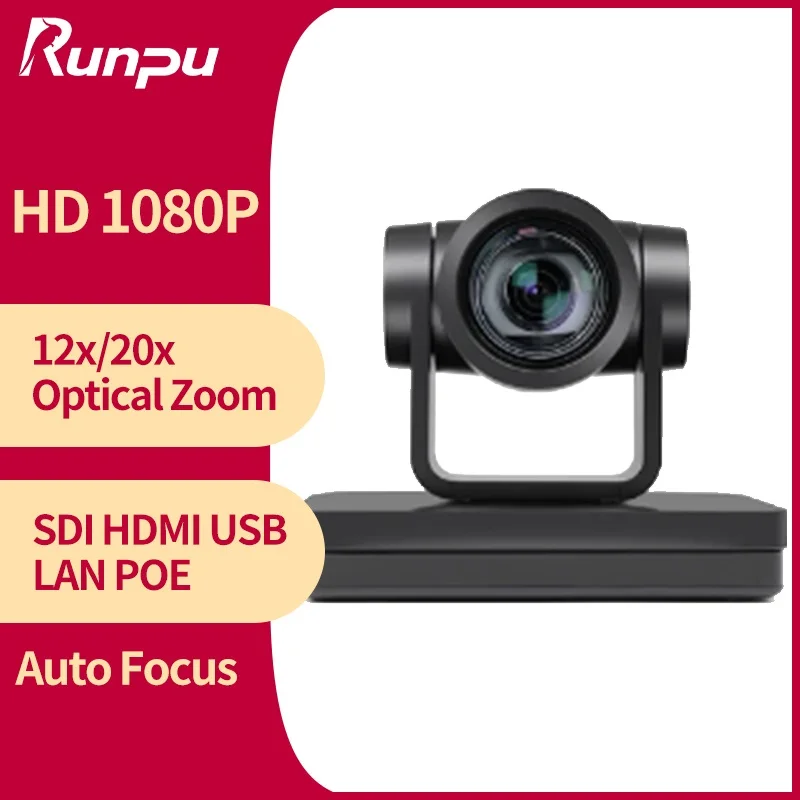 Factory sale PTZ Camera 12x 20x sdi hd mi lan Broadcast Live Stream vMix OBS Joystick Video Conference System Camera
Factory sale PTZ Camera 12x 20x sdi hd mi lan Broadcast Live Stream vMix OBS Joystick Video Conference System Camera