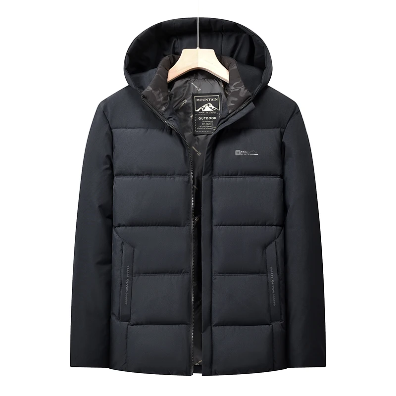 Warm Parkas Brand Middle-aged and Elderly Fathers Winter Windproof Men's Parkas New Men's Cotton Business Leisure Plush Clothing
Warm Parkas Brand Middle-aged and Elderly Fathers Winter Windproof Men's Parkas New Men's Cotton Business Leisure Plush Clothing