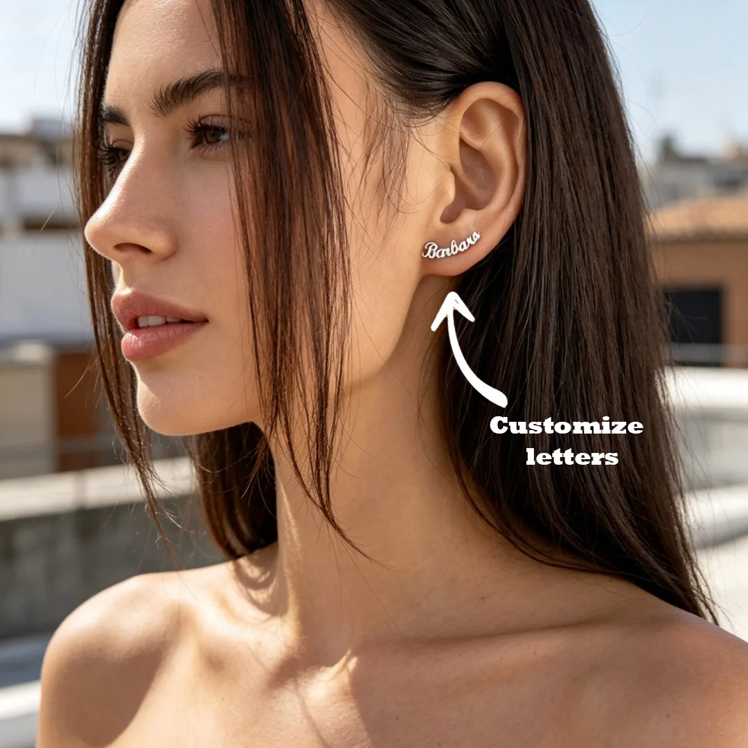 Custom Name Hoop Earrings Personalized Gold Jewelry Minimalist Earrings Large Nameplate Hoops Nurse Gift
Custom Name Hoop Earrings Personalized Gold Jewelry Minimalist Earrings Large Nameplate Hoops Nurse Gift