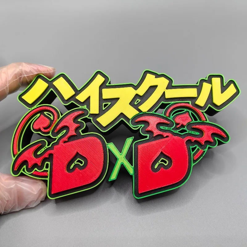 15x8.5x1.8cm Animation High School DxD Logo 3D Font Stand Logo Model PLA DIY Figure Display Cosplay Exhibition Ornament Toys
15x8.5x1.8cm Animation High School DxD Logo 3D Font Stand Logo Model PLA DIY Figure Display Cosplay Exhibition Ornament Toys