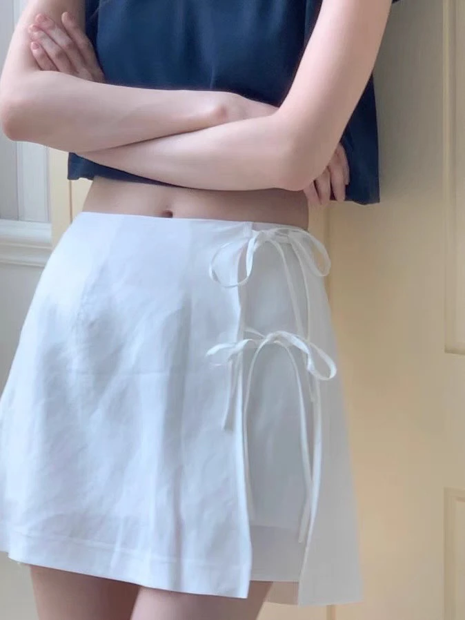 Slimming Effect Casual Knot Bow Versatile f Skirt High Waist A-Line Skirt Commute Sle Irregular Hemline
Slimming Effect Casual Knot Bow Versatile f Skirt High Waist A-Line Skirt Commute Sle Irregular Hemline