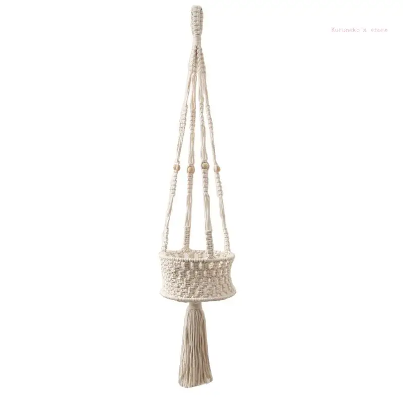 Hanging Plant Handmade Macrame Plant Hanger Flower Pot Holder Wall Decor Courtyard Garden Hanging Basket Decoration
Hanging Plant Handmade Macrame Plant Hanger Flower Pot Holder Wall Decor Courtyard Garden Hanging Basket Decoration