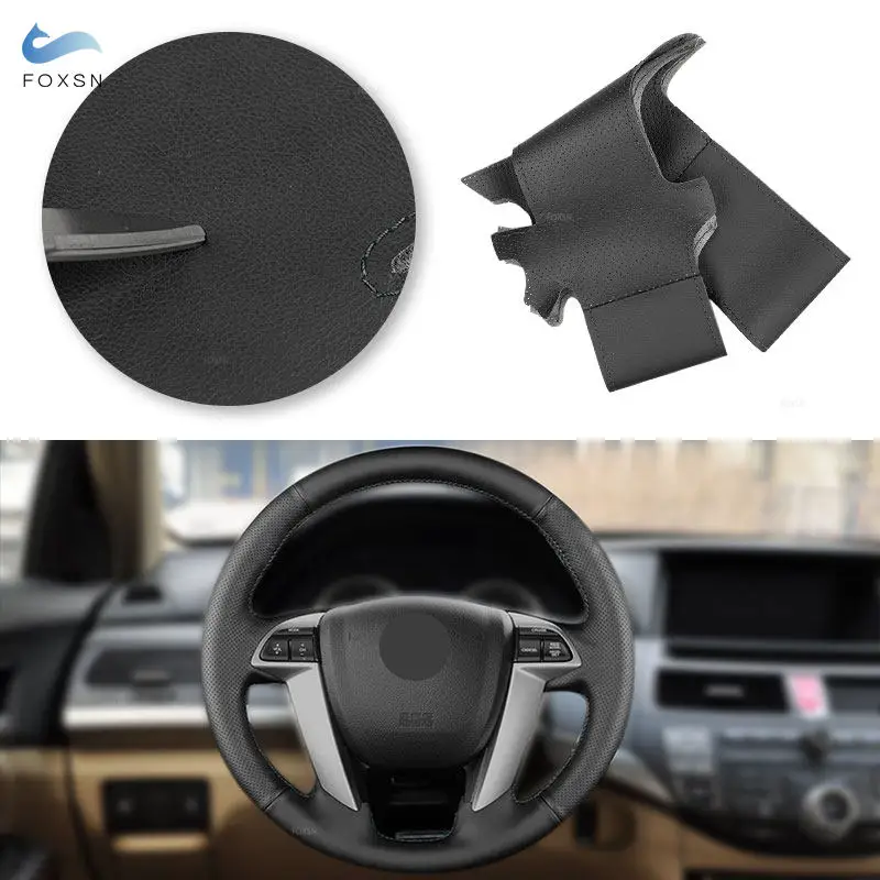 Black Perforated Leather Car Accessories Steering Wheel Cover Trim For Honda Accord 8th Crosstour Odyssey 2010 2011 2012 2013
Black Perforated Leather Car Accessories Steering Wheel Cover Trim For Honda Accord 8th Crosstour Odyssey 2010 2011 2012 2013
