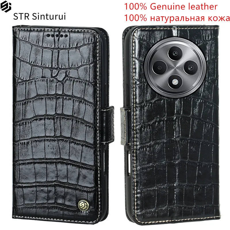 STR Genuine crocodile grai leather card Slot Wallet Cover For Oppo Reno12 Reno11 F 4G Reno10 Pro+ Pro Flip shockproof phone Case
STR Genuine crocodile grai leather card Slot Wallet Cover For Oppo Reno12 Reno11 F 4G Reno10 Pro+ Pro Flip shockproof phone Case