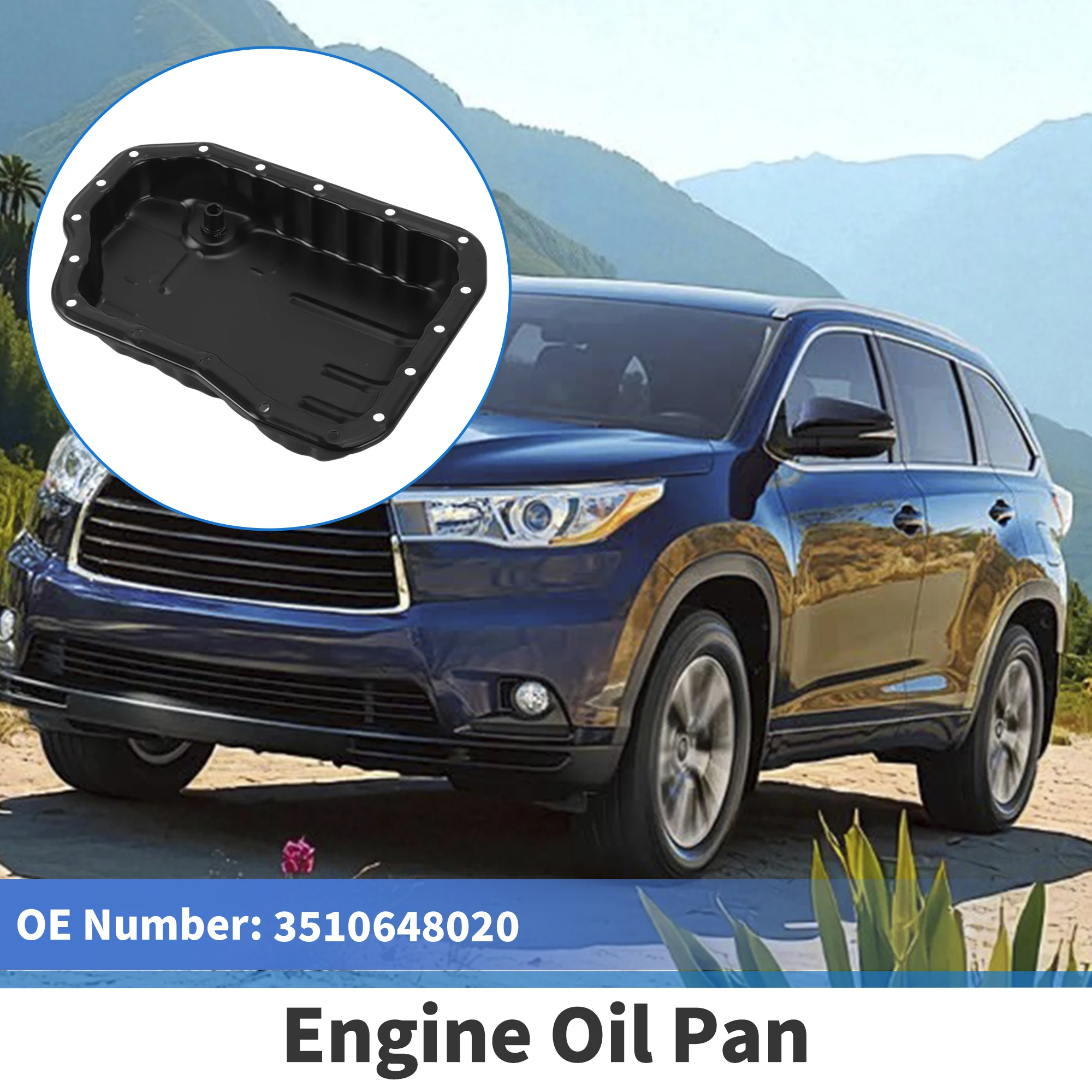 X Autohaux 1 шт. No 3510648020 Масляный поддон двигателя для Toyota Highlander 2015-2021, стальной черный
X Autohaux 1 шт. No 3510648020 Масляный поддон двигателя для Toyota Highlander 2015-2021, стальной черный