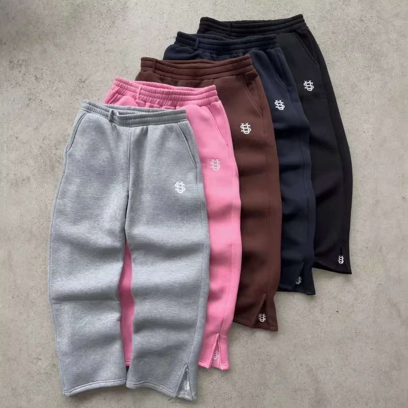 Simple loose letter embroidered straight pants y2k men clothing sports pants Harajuku style couple trendy casual wide leg pants
Simple loose letter embroidered straight pants y2k men clothing sports pants Harajuku style couple trendy casual wide leg pants